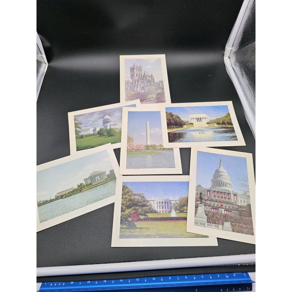 Set Of 7 Blank Greeting Cards With Frank Morgan Paintings Of Washington, DC